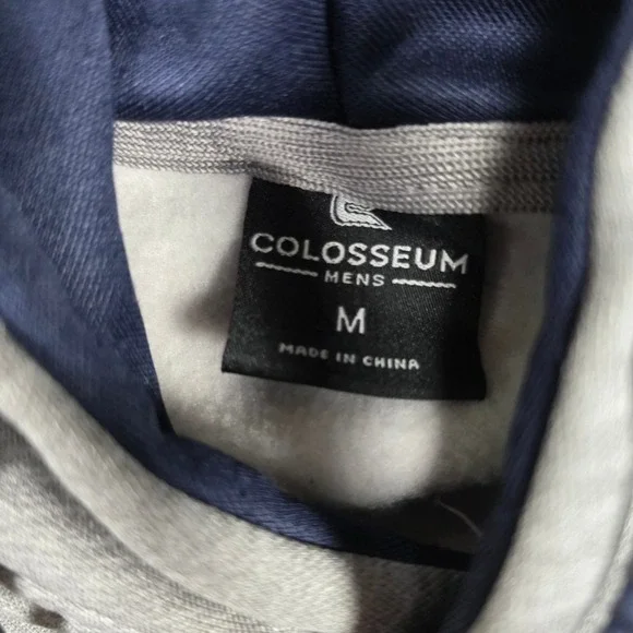 Michigan Hoodie Mens Medium Gray Medium Wash - Picture 4 of 7